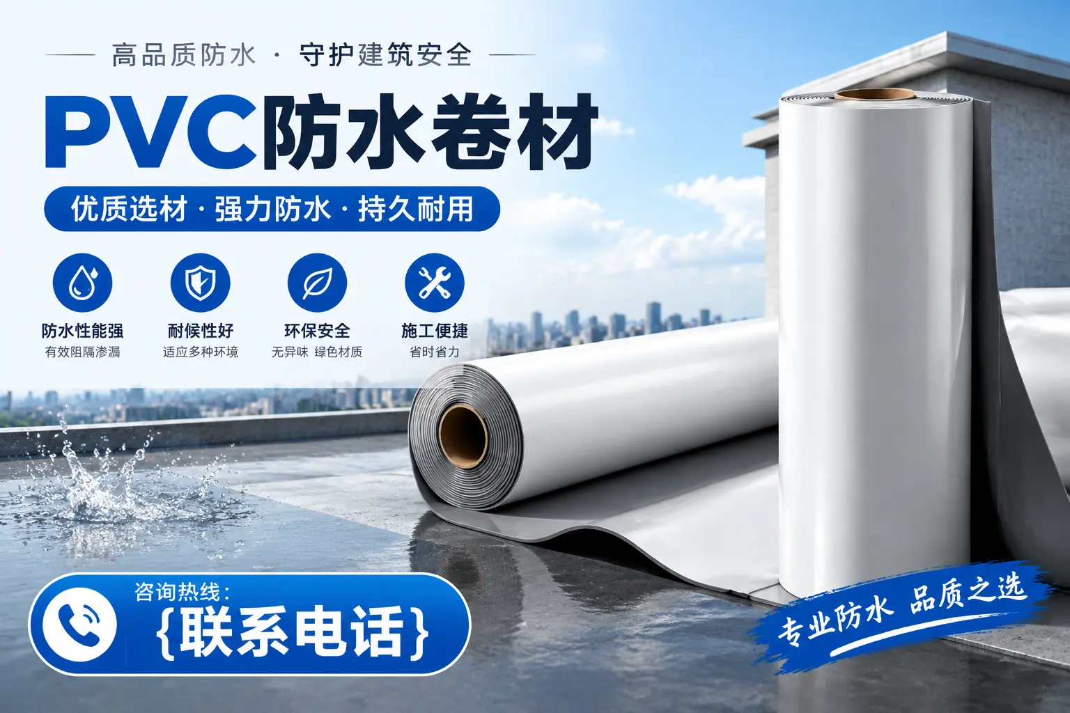 PVC防水卷材的选购技巧与注意事项,助您在四平找到合适产品